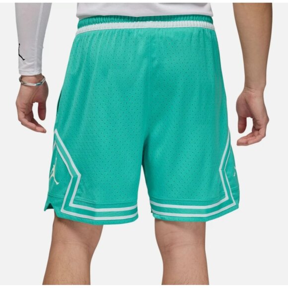Nike Air Jordan Sport Mens Dri-FIT Mesh Diamond Shorts $50 in Washed Teal - Picture 4 of 9